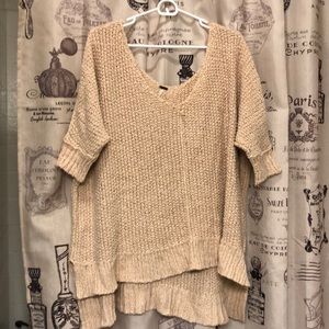 Free People Short Sleeve Sweater